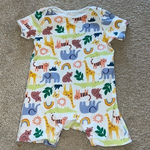 Hanna Andersson animal romper bodysuit